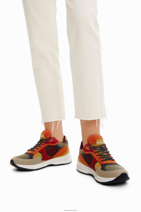 obutev NFXLT1507 ženske Desigual patchwork tekaške superge