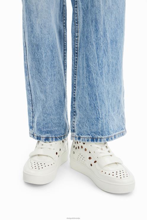 obutev NFXLT559 ženske Desigual superge z visokimi luknjami