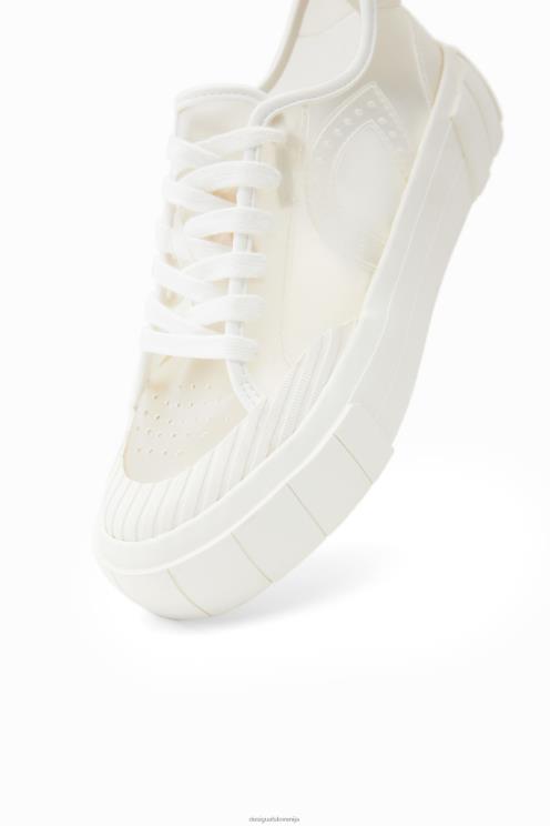 obutev NFXLT634 ženske Desigual prozorne superge s platformo