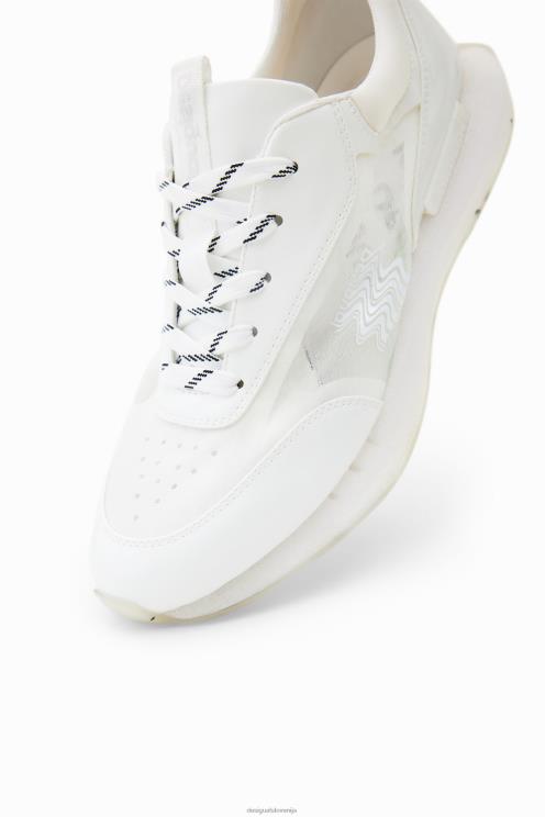 obutev NFXLT702 ženske Desigual prosojne tekaške superge