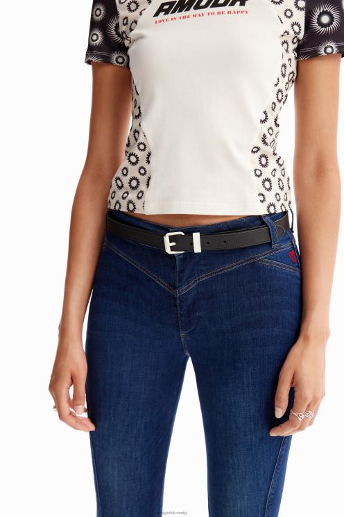 pripomoček NFXLT1421 ženske Desigual pas s kontrastno zaponko