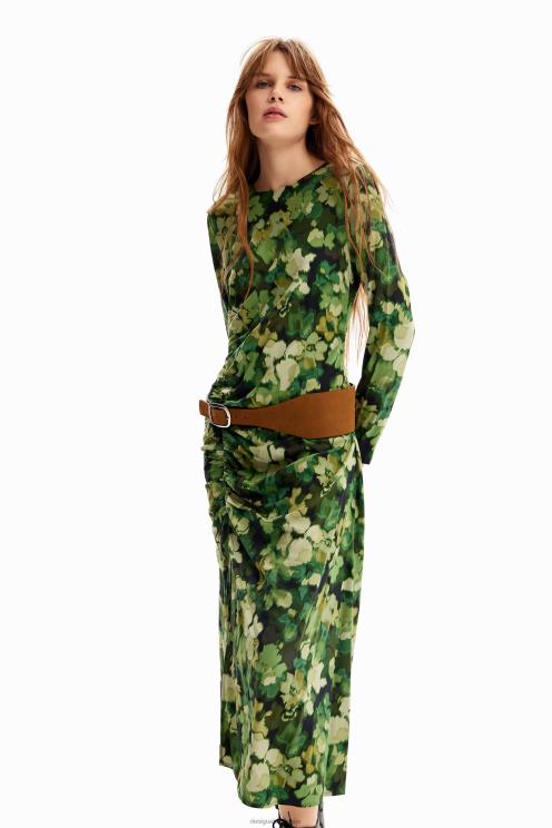 pripomoček NFXLT1422 ženske Desigual pas iz cepljenega usnja