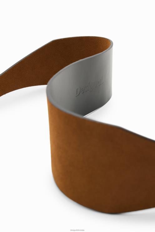 pripomoček NFXLT1422 ženske Desigual pas iz cepljenega usnja