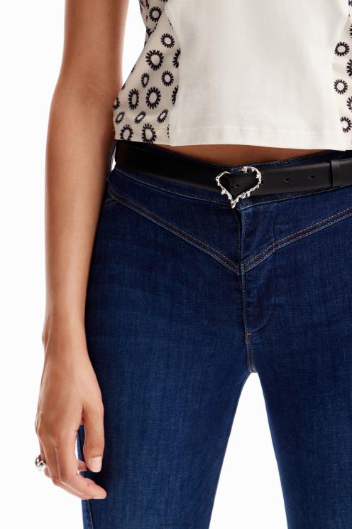 pripomoček NFXLT1442 ženske Desigual zalio usnjen pas