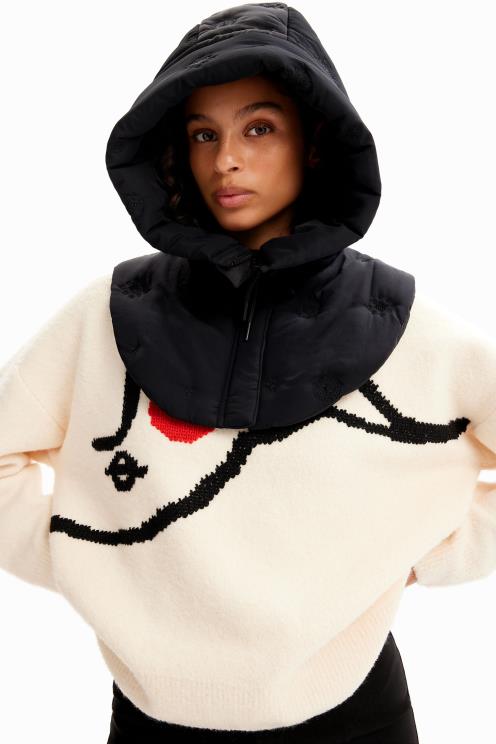 pripomoček NFXLT1447 ženske Desigual podložena kapuca