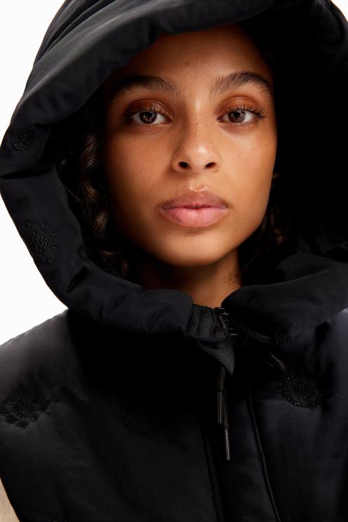 pripomoček NFXLT1447 ženske Desigual podložena kapuca