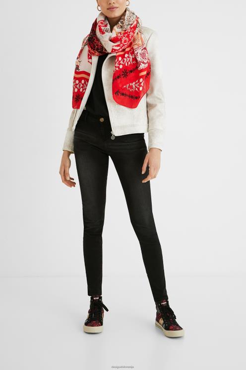 pripomoček NFXLT1149 ženske Desigual pravokotni indonezijski folard