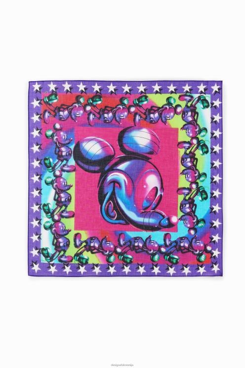 pripomoček NFXLT1408 ženske Desigual mickey mouse kvadratni šal