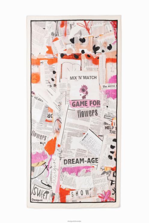 pripomoček NFXLT1412 ženske Desigual pravokotna časopisna folija