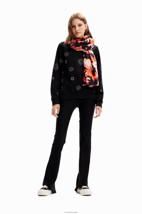 pripomoček NFXLT1418 ženske Desigual abstraktni pravokotni foulard