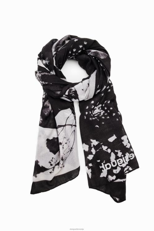 pripomoček NFXLT1428 ženske Desigual fotografski pravokotni foulard