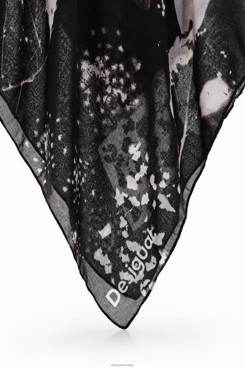 pripomoček NFXLT1428 ženske Desigual fotografski pravokotni foulard