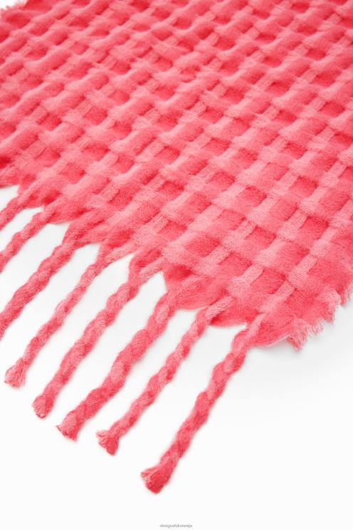 pripomoček NFXLT1433 ženske Desigual karirast pravokoten šal