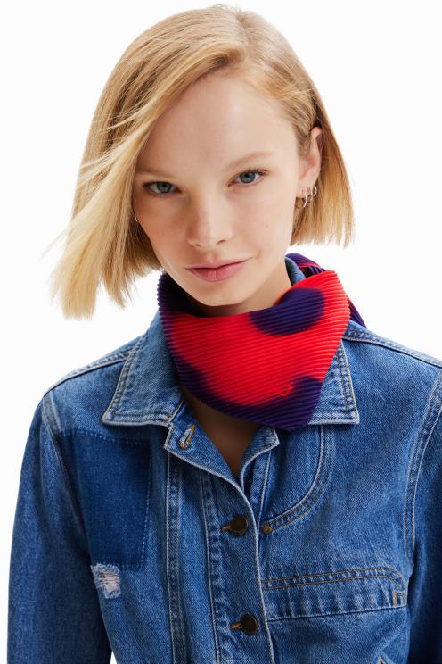 pripomoček NFXLT1449 ženske Desigual kvadratni cvetlični šal