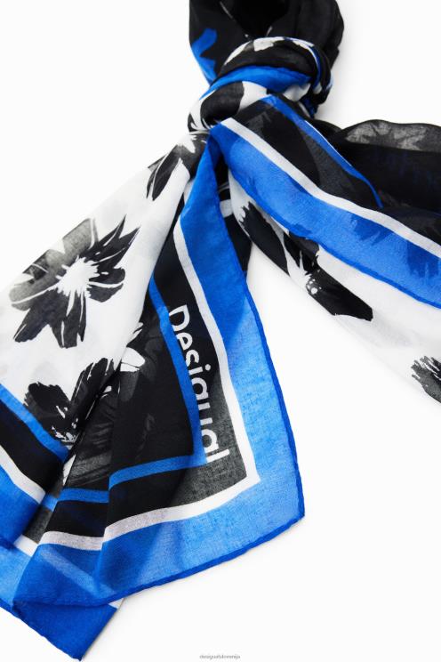 pripomoček NFXLT423 ženske Desigual umetniška pravokotna cvetlična folija