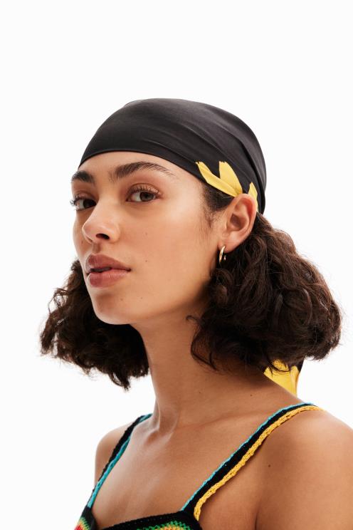 pripomoček NFXLT552 ženske Desigual kvadratni šal marjetice