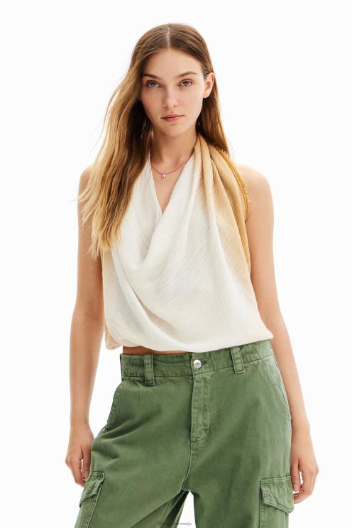 pripomoček NFXLT592 ženske Desigual pravokotna tie-dye gradientna folija