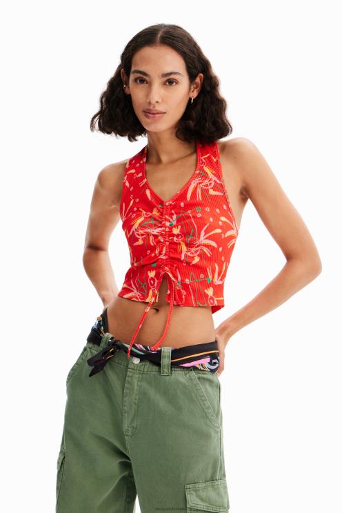 pripomoček NFXLT658 ženske Desigual ilustracija kvadratni šal