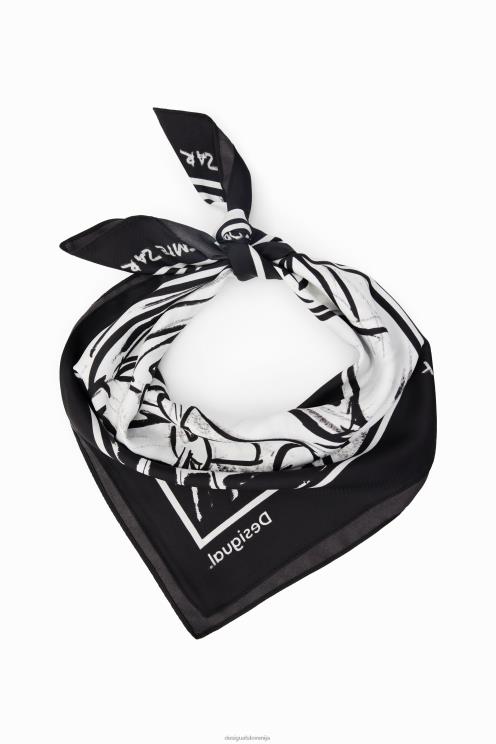 pripomoček NFXLT802 ženske Desigual bugs bunny kvadratni šal