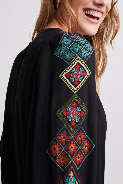 oblačila NFXLT1095 ženske Desigual bodi z motivom