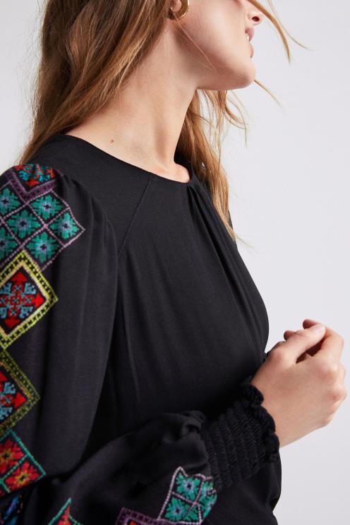 oblačila NFXLT1095 ženske Desigual bodi z motivom