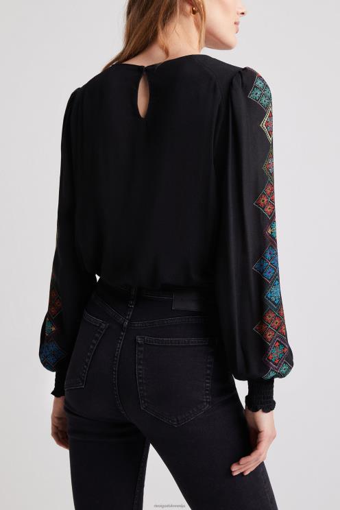 oblačila NFXLT1095 ženske Desigual bodi z motivom