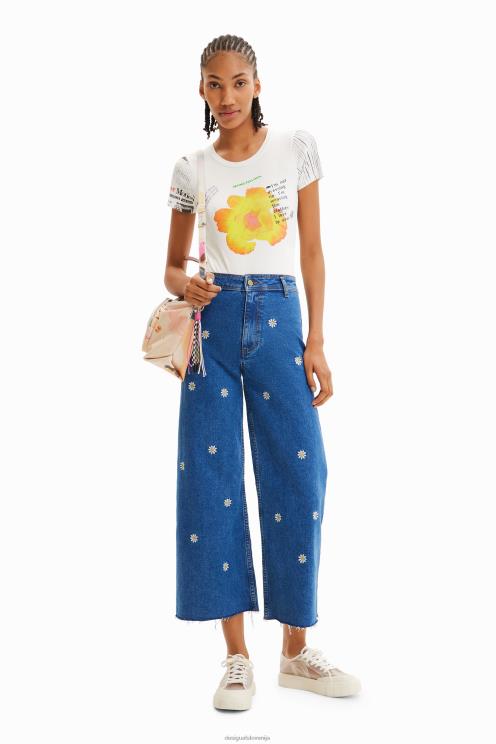 oblačila NFXLT524 ženske Desigual bodi z rebrastim potiskom