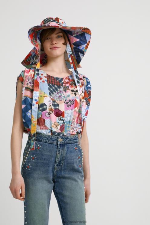 oblačila NFXLT878 ženske Desigual johnson hartig patchwork bodi