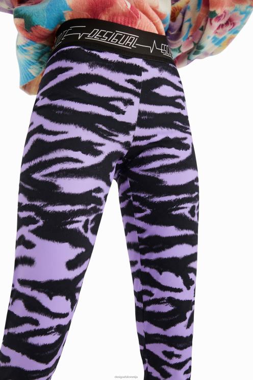 oblačila NFXLT1047 ženske Desigual ozke pajkice z živalskim vzorcem