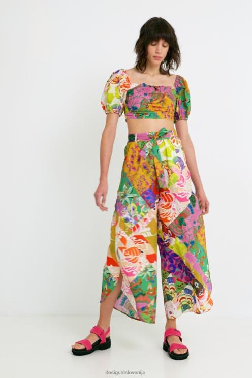 oblačila NFXLT1069 ženske Desigual m. christian lacroix hlače z razporki