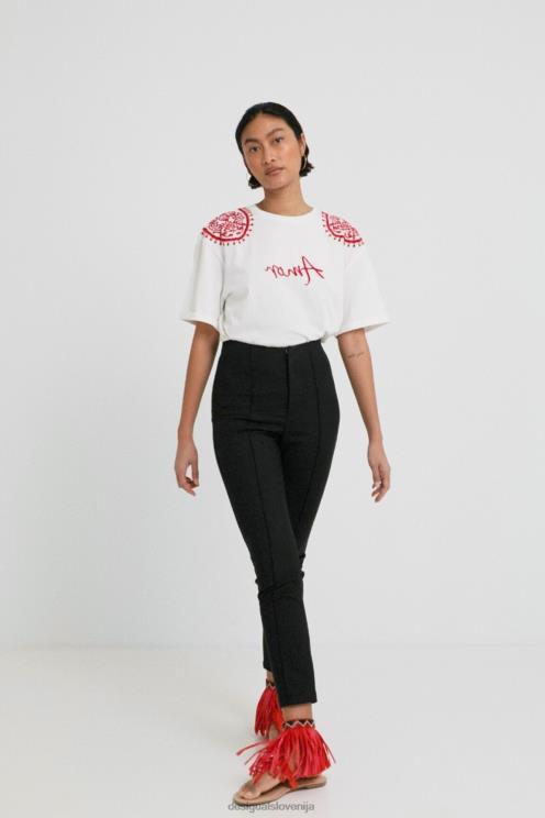 oblačila NFXLT1079 ženske Desigual ozke hlače stella jean