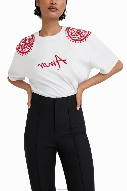 oblačila NFXLT1079 ženske Desigual ozke hlače stella jean