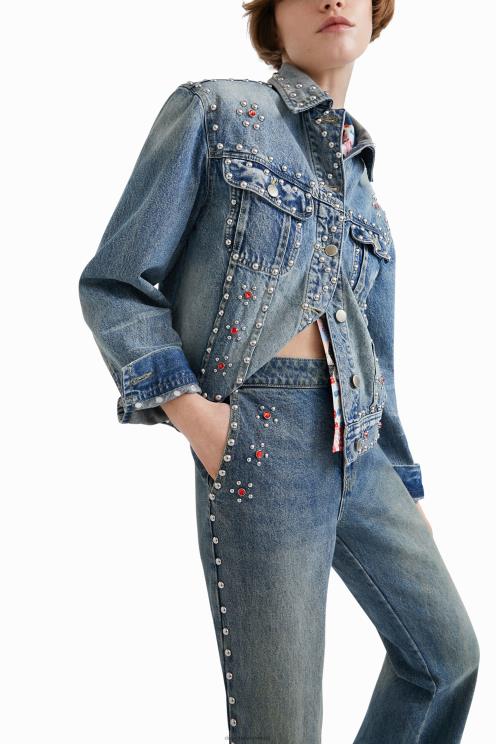 oblačila NFXLT1112 ženske Desigual johnson hartig široke kavbojke