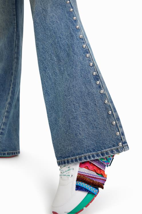 oblačila NFXLT1112 ženske Desigual johnson hartig široke kavbojke