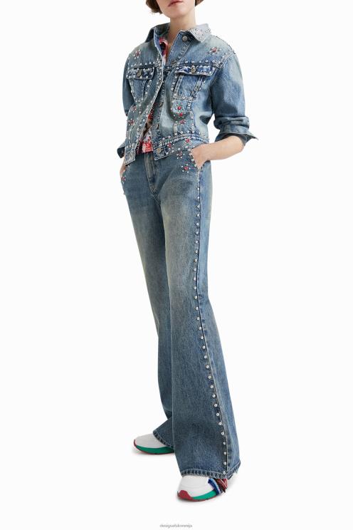 oblačila NFXLT1112 ženske Desigual johnson hartig široke kavbojke