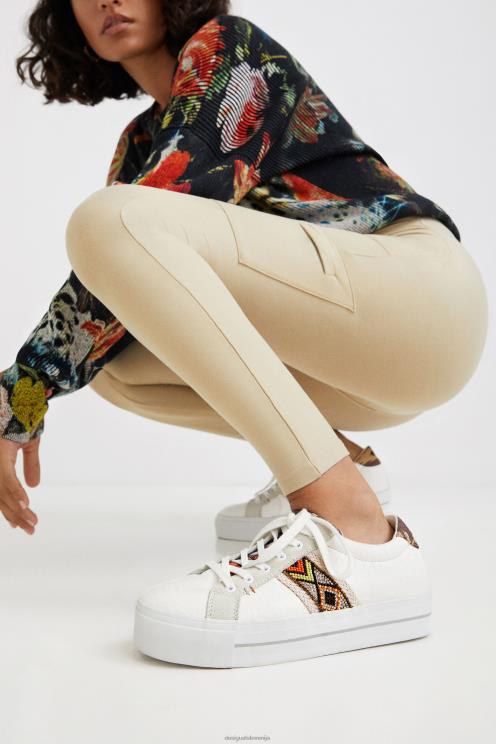 oblačila NFXLT1114 ženske Desigual vitke pajkice vojaške