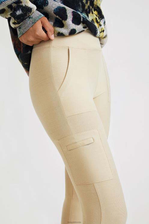 oblačila NFXLT1114 ženske Desigual vitke pajkice vojaške