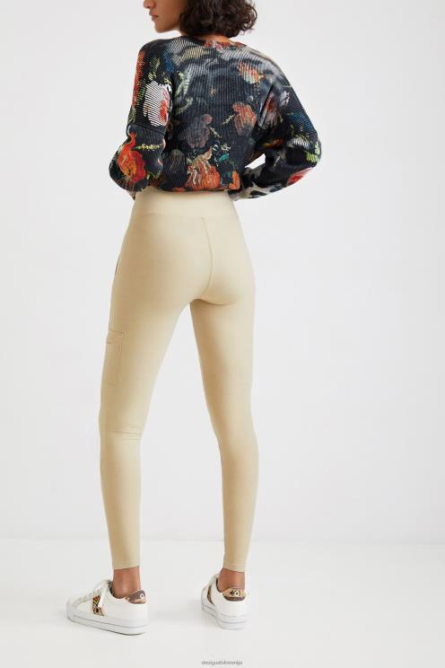 oblačila NFXLT1114 ženske Desigual vitke pajkice vojaške