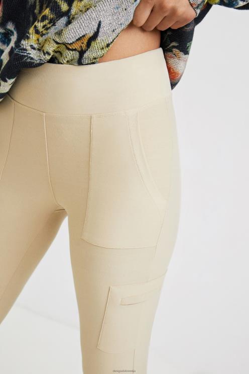 oblačila NFXLT1114 ženske Desigual vitke pajkice vojaške