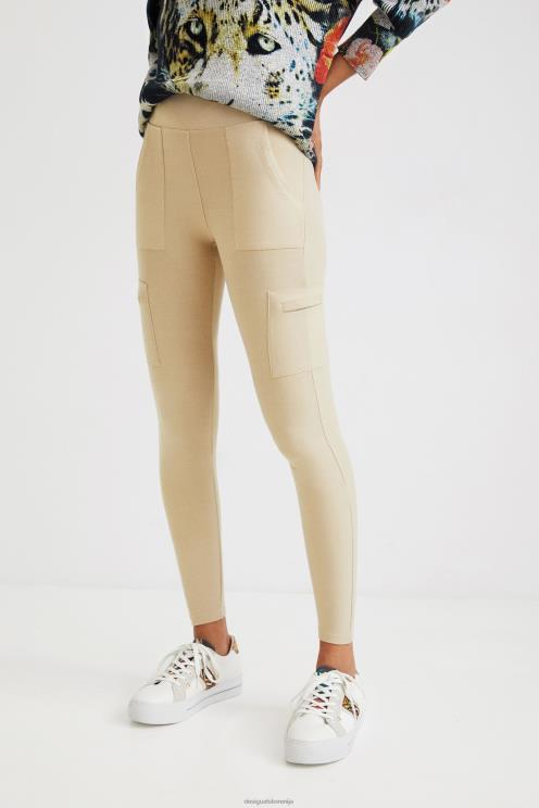 oblačila NFXLT1114 ženske Desigual vitke pajkice vojaške