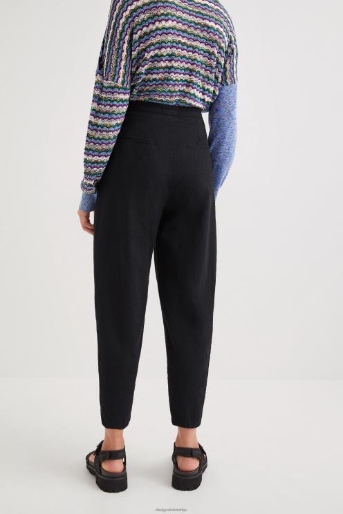 oblačila NFXLT1137 ženske Desigual rustikalne široke hlače