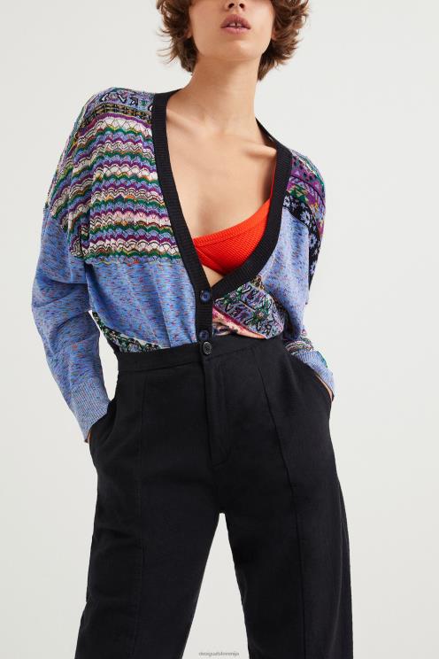 oblačila NFXLT1137 ženske Desigual rustikalne široke hlače