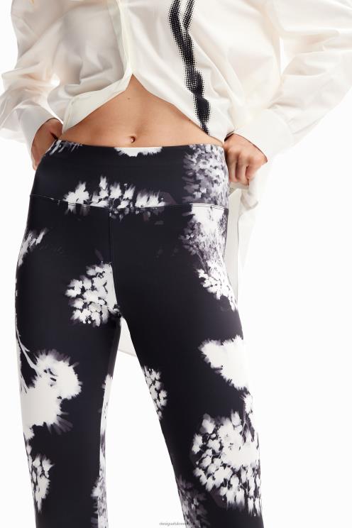 oblačila NFXLT119 ženske Desigual cvetlične športne pajkice