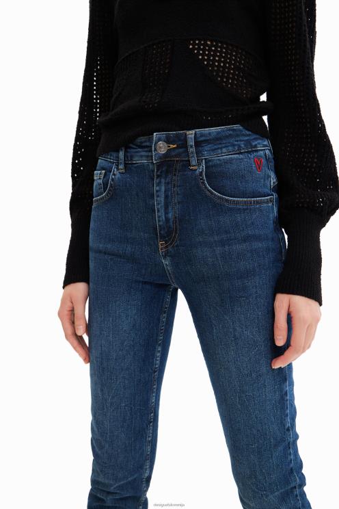 oblačila NFXLT165 ženske Desigual ozke kavbojke push-up