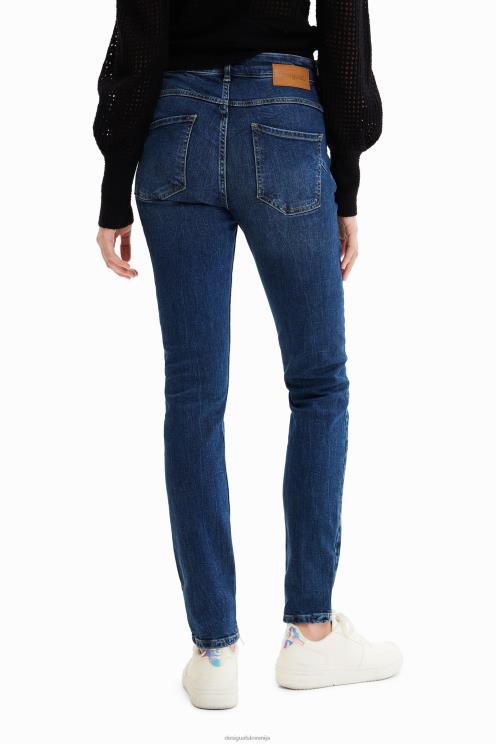 oblačila NFXLT165 ženske Desigual ozke kavbojke push-up