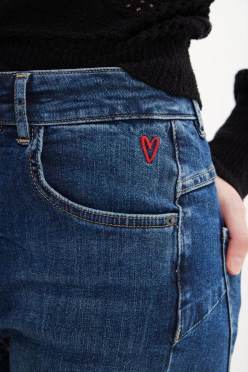 oblačila NFXLT165 ženske Desigual ozke kavbojke push-up