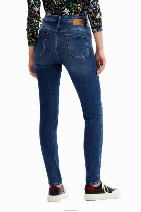 oblačila NFXLT182 ženske Desigual ozke kavbojke push-up