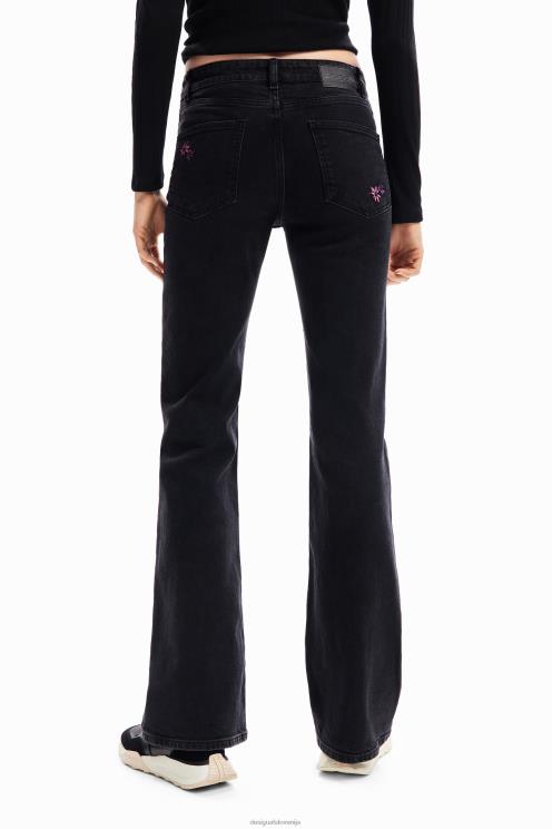 oblačila NFXLT223 ženske Desigual cvetlične kavbojke