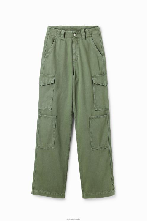 oblačila NFXLT247 ženske Desigual dolge cargo hlače