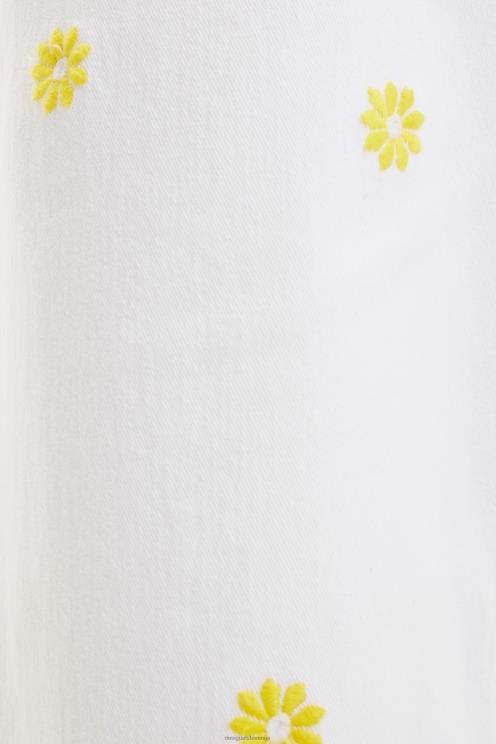 oblačila NFXLT379 ženske Desigual daisy odrezane culotte kavbojke